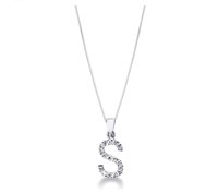 Collana Promesse Donna in Oro bianco Diamante LETTERS1